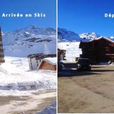 Апартаменты Appartement Chaleureux A Val Thorens, 36M², A 40M Des Pistes Валь-Торанс