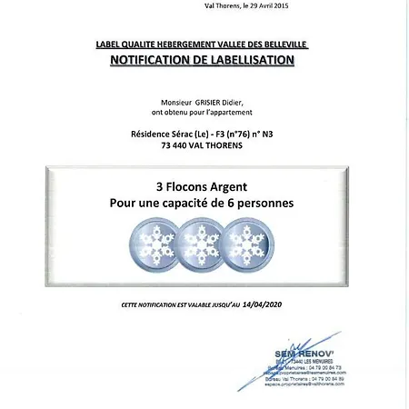 Appartement Chaleureux A Val Thorens, 36M², A 40M Des Pistes